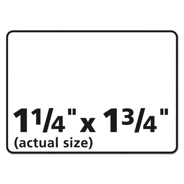 Durable Permanent ID Labels with TrueBlock Technology, Laser Printers, 1.25 x 1.75, White, 32 Sheet, 50 Sheets Pack Discount - Image 4