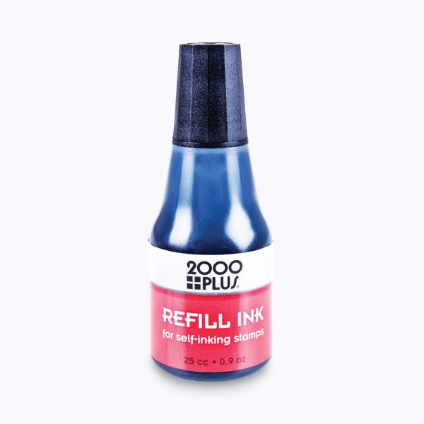 Self-Inking Refill Ink, 0.9 oz. Bottle, Black Sale