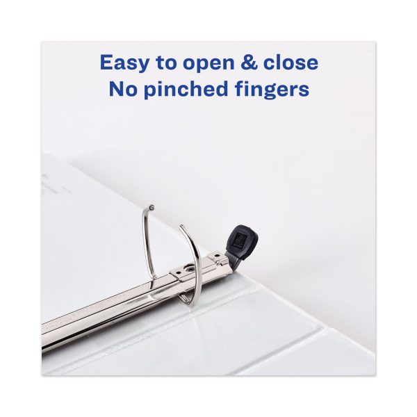 Heavy-Duty View Binder with DuraHinge and One Touch EZD Rings, 3 Rings, 1.5  Capacity, 11 x 8.5, Navy Blue on Sale - Image 5