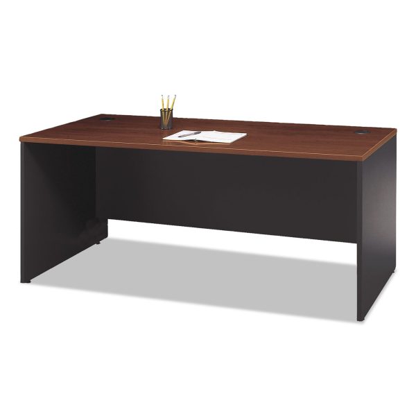 Series C Collection Desk Shell, 71.13  x 29.38  x 29.88 , Hansen Cherry Graphite Gray Fashion - Image 2