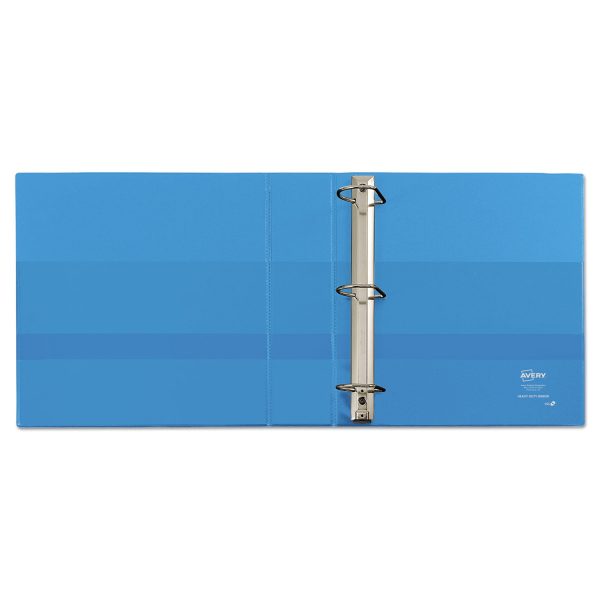 Heavy-Duty Non Stick View Binder with DuraHinge and Slant Rings, 3 Rings, 2  Capacity, 11 x 8.5, Light Blue, (5501) For Cheap - Image 5