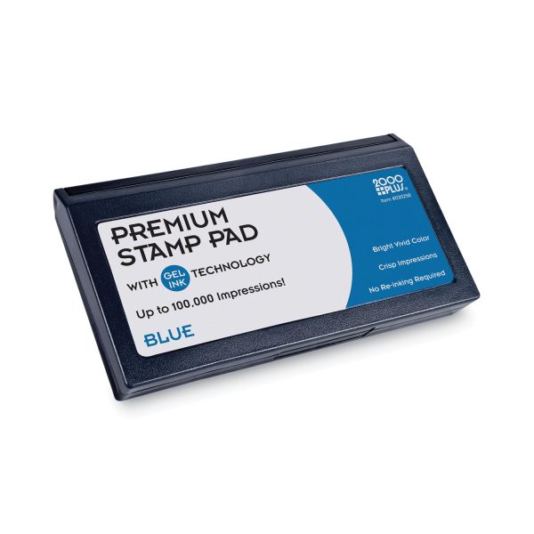 Microgel Stamp Pad for 2000 PLUS, 6.17  x 3.13 , Blue Online Sale - Image 3