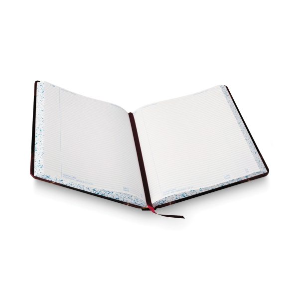 Laboratory Notebook, Data Lab-Record Format, Black Red Cover, (150) 10.38 x 8.13 Sheets Fashion - Image 4