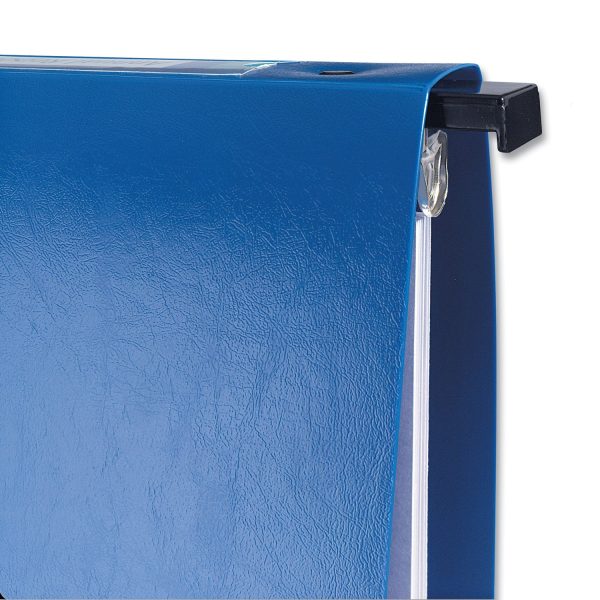 Hanging Storage Flexible Non-View Binder with Round Rings, 3 Rings, 1  Capacity, 11 x 8.5, Green Discount - Image 3
