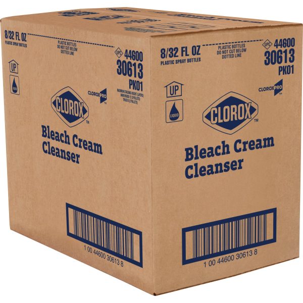 Bleach Cream Cleanser, Fresh Scent, 32 oz Bottle, 8 Carton For Discount - Image 4
