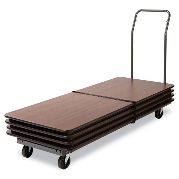 Chair Table Cart, Metal, 600 lb Capacity, 20.86  x 50.78  to 72.04  x 43.3 , Black on Sale - Image 4