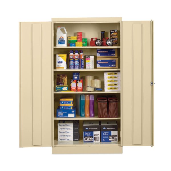 Economy Assembled Storage Cabinet, 36w x 18d x 72h, Putty Online - Image 4