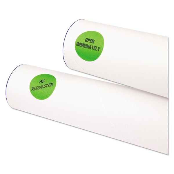 Printable Self-Adhesive Removable Color-Coding Labels, 1.25  dia, Neon Green, 8 Sheet, 50 Sheets Pack, (5498) Sale - Image 2