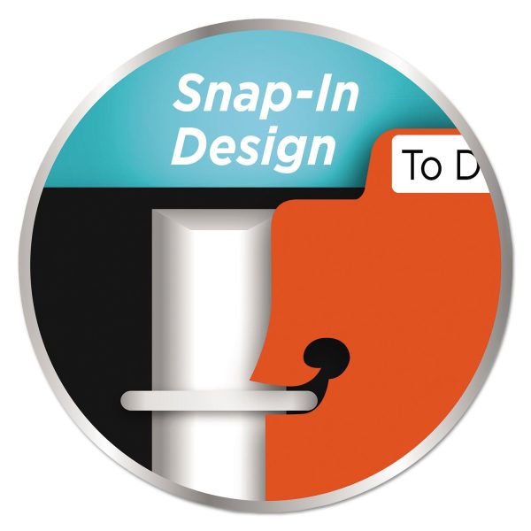 Tabbed Snap-In Bookmark Plastic Dividers, 5-Tab, 11.5 x 3, Assorted, 1 Set on Sale - Image 5