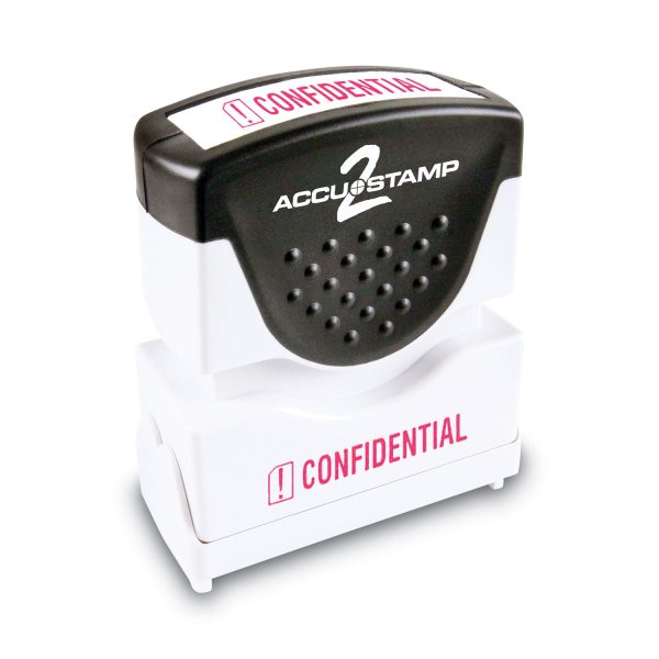 Pre-Inked Shutter Stamp, Red, CONFIDENTIAL, 1.63 x 0.5 Discount