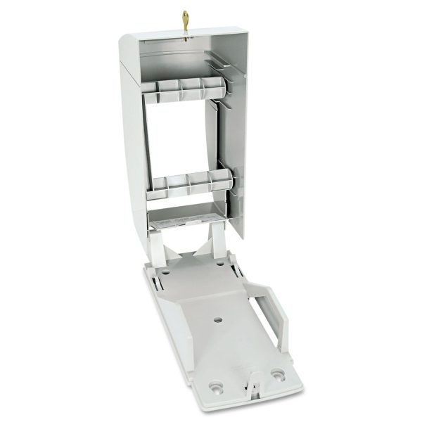 Matrix Series Two-Roll Tissue Dispenser, 6.25 x 6.88 x 13.5, Gray For Sale - Image 3