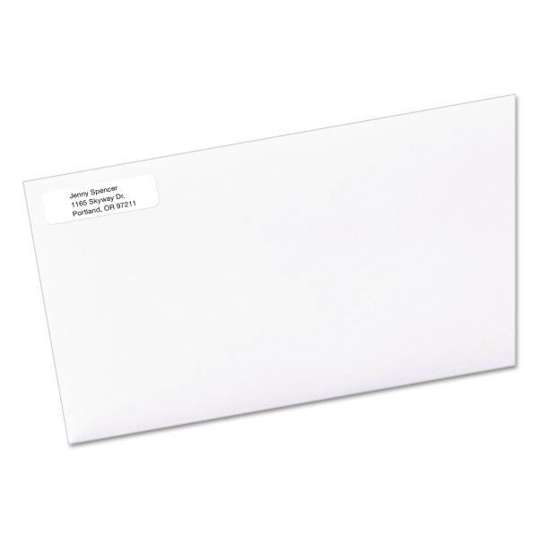EcoFriendly Mailing Labels, Inkjet Laser Printers, 0.5 x 1.75, White, 80 Sheet, 100 Sheets Pack Online now - Image 2