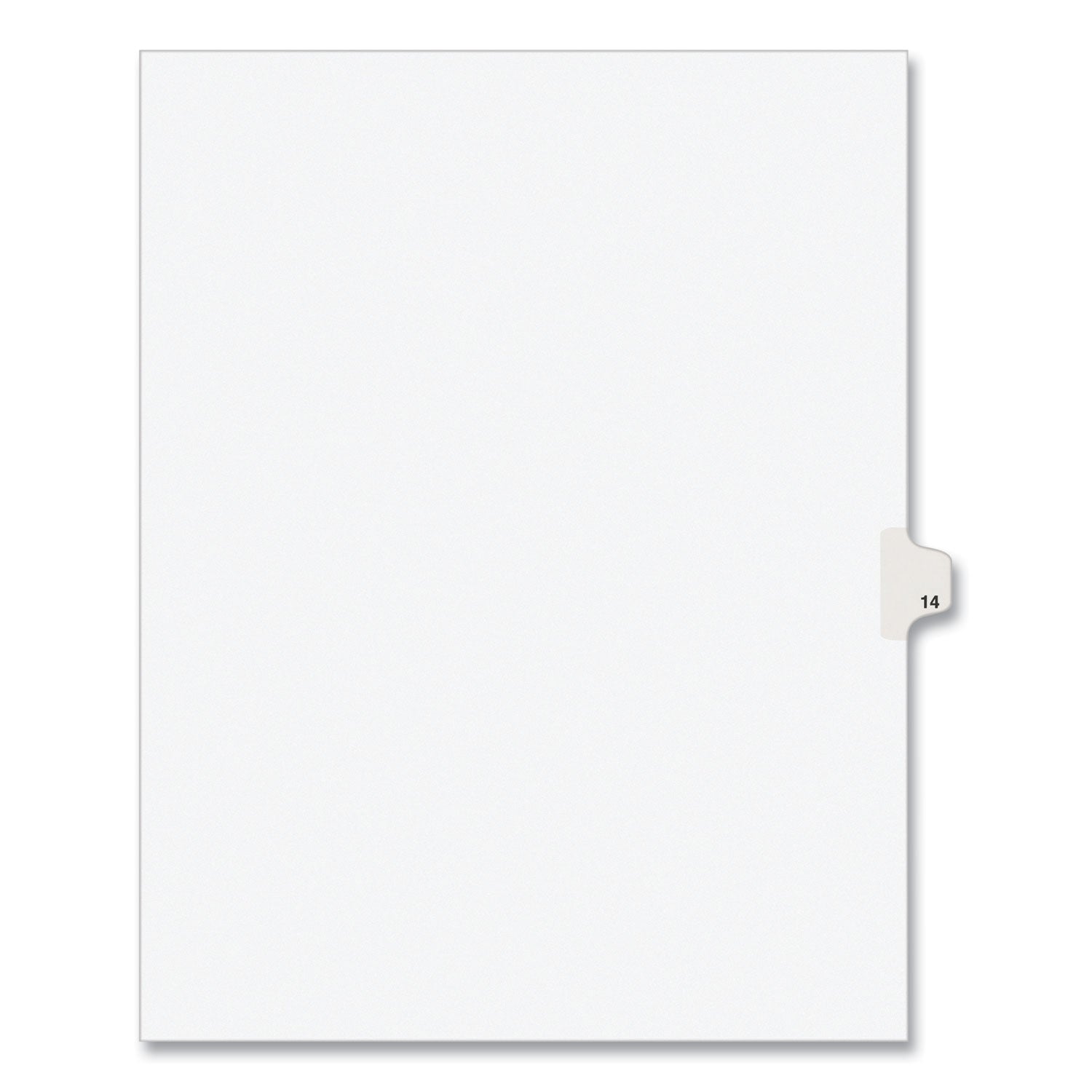 Preprinted Legal Exhibit Side Tab Index Dividers, Avery Style, 10-Tab, 14, 11 x 8.5, White, 25 Pack For Sale