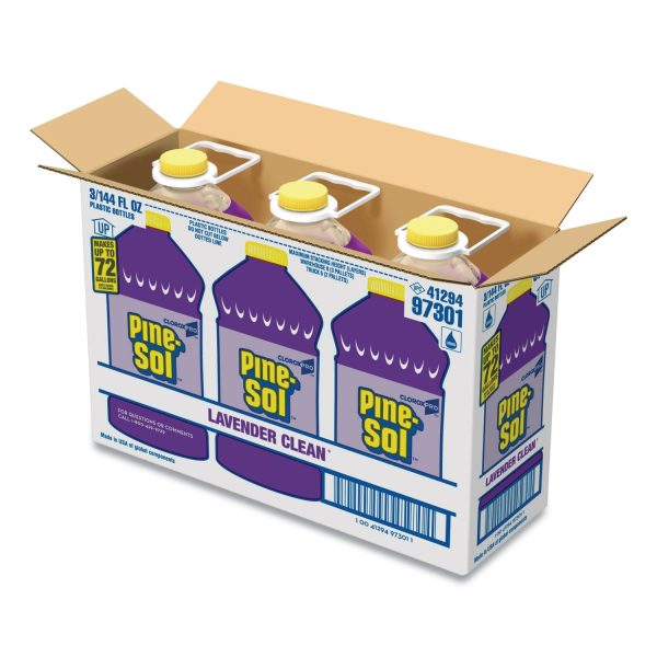 All Purpose Cleaner, Lavender Clean, 144 oz Bottle, 3 Carton Online now - Image 3