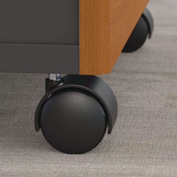 Series C Mobile Pedestal File, Left Right, 3-Drawers: Box Box File, Legal Letter A4 A5, Cherry Gray, 15.75  x 20.25  x 27.88 Discount - Image 5