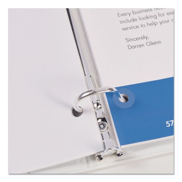 Dispenser Pack Hole Reinforcements, 0.25  Dia, Clear, 1,000 Pack, (5722) Online now - Image 4