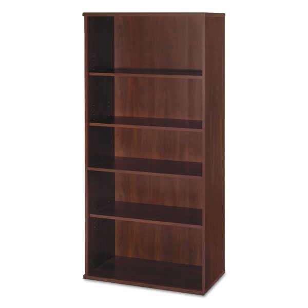 Series C Collection Bookcase, Five-Shelf, 35.63w x 15.38d x 72.78h, Hansen Cherry Discount - Image 2