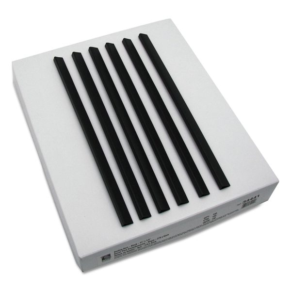 Slide  N Grip Binding Bars, 40-Sheet Capacity, 11 x 0.25, Black, 100 Box Hot on Sale - Image 2
