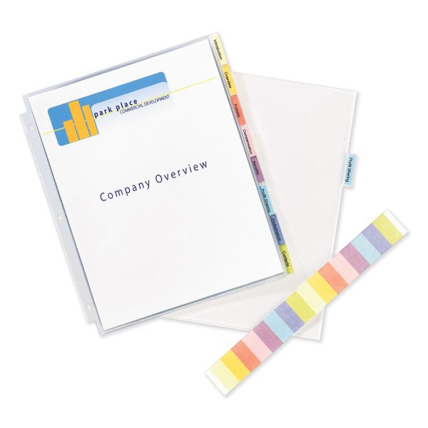 Protect  n Tab Top-Load Clear Sheet Protectors w Eight Tabs, Letter on Sale - Image 2