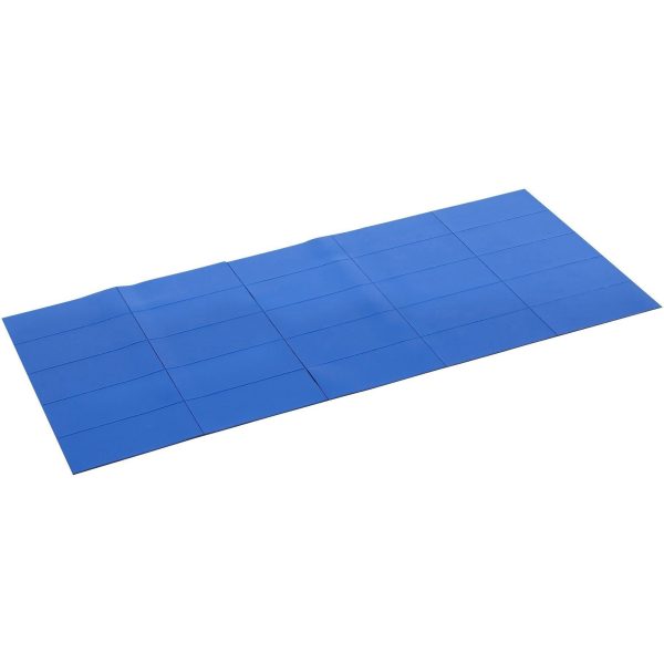 MasterVision 2  Magnetic Dry Erase Strips - 0.88  Length x 2  Width - For Board, Color Coding - 25   Pack - Blue Online now