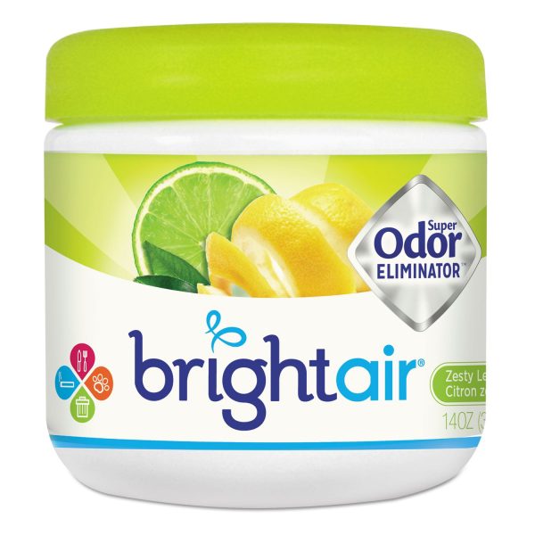 Super Odor Eliminator, Zesty Lemon and Lime, 14 oz Jar For Sale