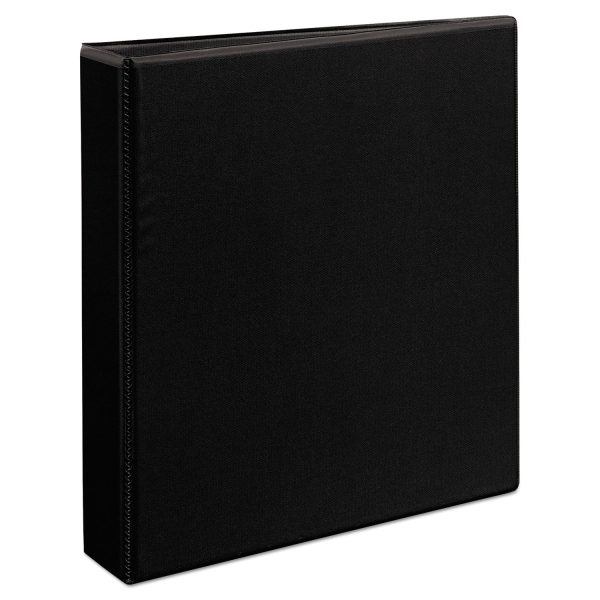 Heavy-Duty Non Stick View Binder with DuraHinge and Slant Rings, 3 Rings, 1.5  Capacity, 11 x 8.5, Black, (5400) For Sale - Image 2