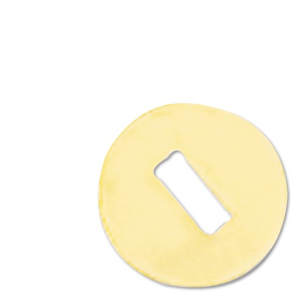 #2 Washers for Two-Prong Fasteners, 1.25  Diameter, Brass, 100 Box For Sale - Image 2