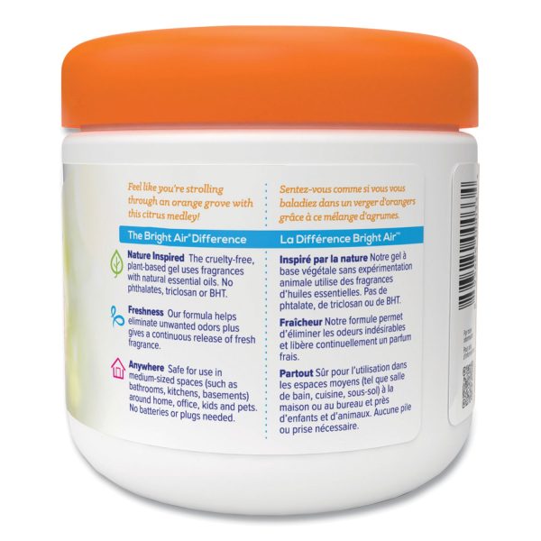 Super Odor Eliminator, Mandarin Orange and Fresh Lemon, 14 oz Jar, 6 Carton Online Sale - Image 4