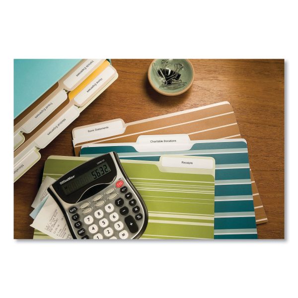Mini-Sheets Permanent File Folder Labels, 0.66 x 3.44, White, 12 Sheet, 25 Sheets Pack Online Sale - Image 2