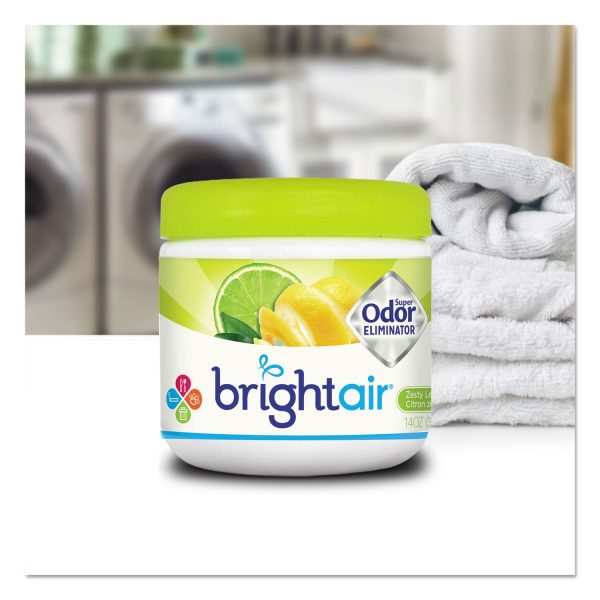 Super Odor Eliminator, Zesty Lemon and Lime, 14 oz Jar For Sale - Image 5