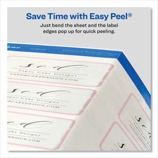 Print-to-the-Edge Labels with Sure Feed and Easy Peel, 2 x 3, Glossy Clear, 80 Pack Online now - Image 5