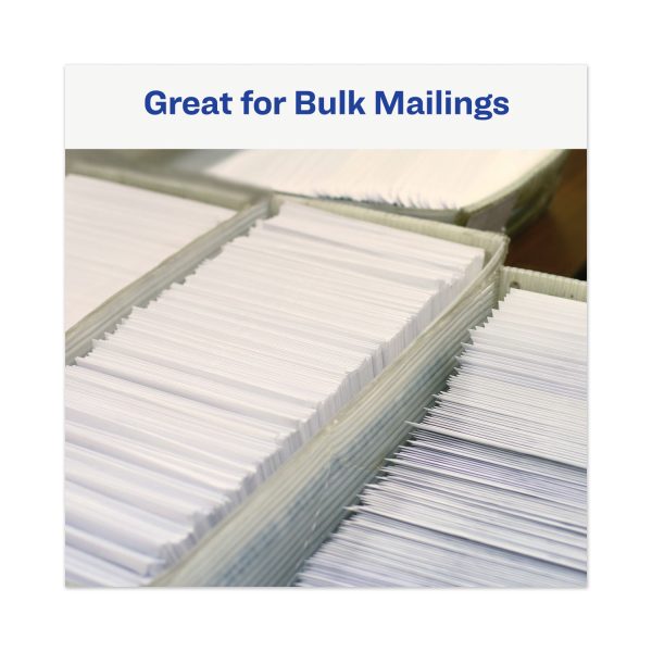 Dot Matrix Printer Mailing Labels, Pin-Fed Printers, 0.94 x 3.5, White, 5,000 Box Cheap - Image 3