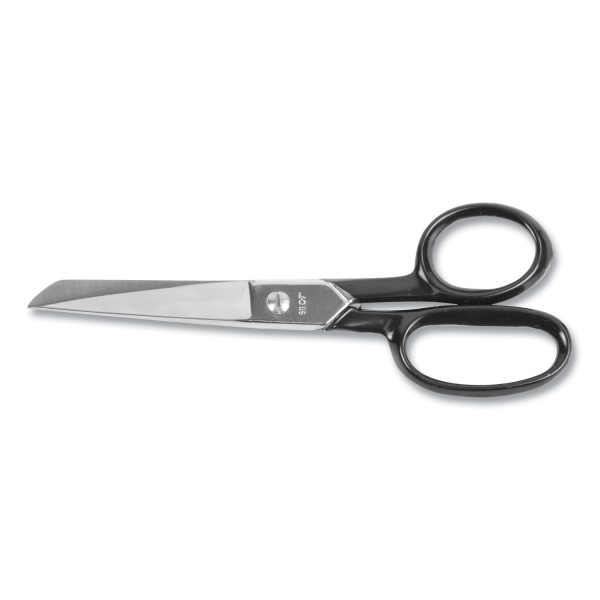 Hot Forged Carbon Steel Shears, 7  Long, 3.13  Cut Length, Black Straight Handle Online Sale