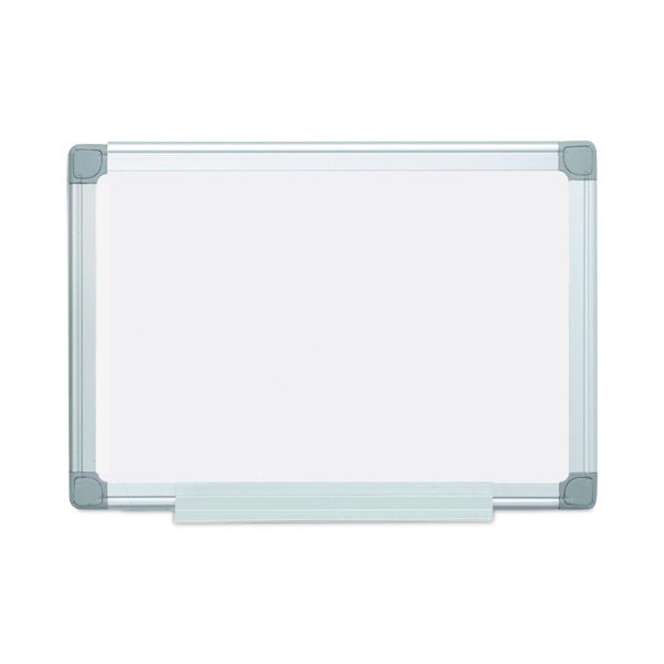 Earth Silver Easy-Clean Dry Erase Board, Reversible, 24 x 18, White Surface, Silver Aluminum Frame Discount