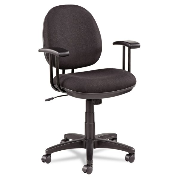 Alera Interval Series Swivel Tilt Task Chair, Supports Up to 275 lb, 18.42  to 23.46  Seat Height, Black For Sale - Image 5