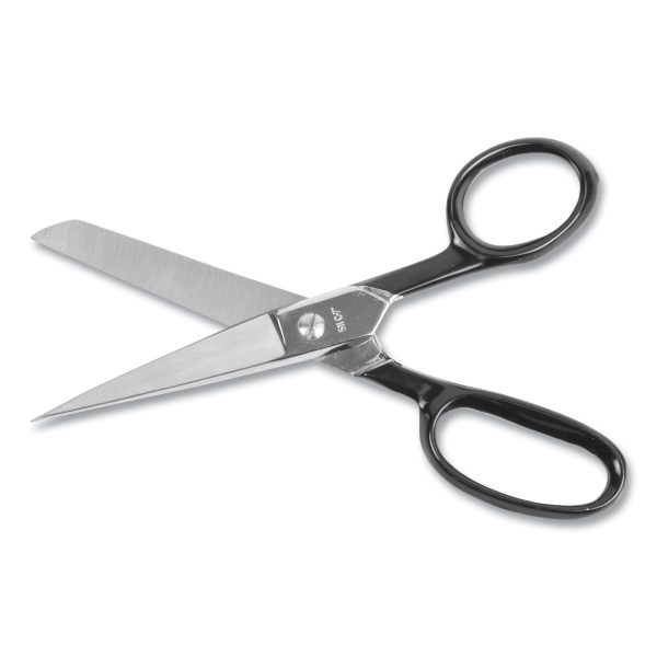 Hot Forged Carbon Steel Shears, 7  Long, 3.13  Cut Length, Black Straight Handle Online Sale - Image 2