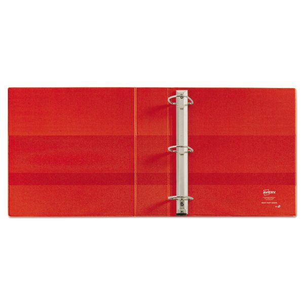 Heavy-Duty Non-View Binder with DuraHinge and One Touch EZD Rings, 3 Rings, 2  Capacity, 11 x 8.5, Red For Cheap - Image 3