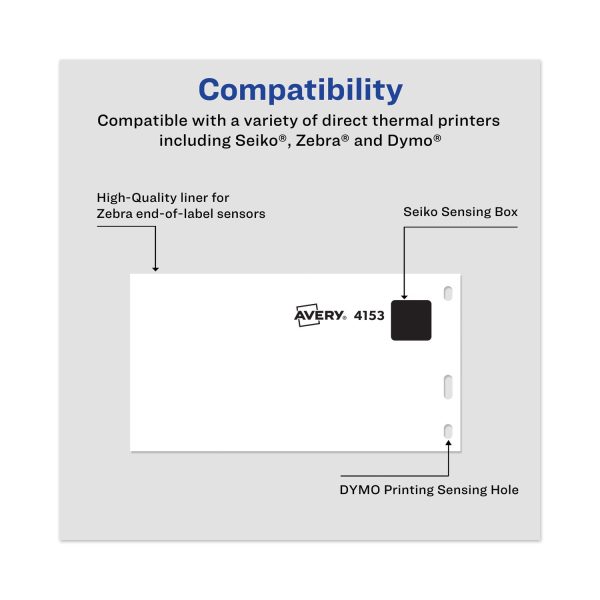 Multipurpose Thermal Labels, 2.13 x 4, White, 140 Roll For Cheap - Image 2