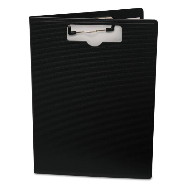 Portfolio Clipboard with Low-Profile Clip, Portrait Orientation, 0.5  Clip Capacity, Holds 8.5 x 11 Sheets, Black Discount