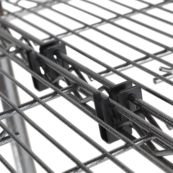 Wire Shelving S Hooks, Metal, Black, 4 Hooks Pack For Cheap - Image 2