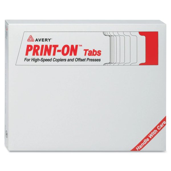 Customizable Print-On Dividers, 3-Hole Punched, For Xerox 5090 Copiers, 5-Tab, 11 x 8.5, White, 30 Sets For Sale