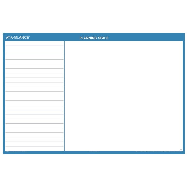 Horizontal Reversible Erasable Wall Planner, 48 x 32, White Blue Sheets, 12-Month (Jan to Dec): 2024 For Discount - Image 4