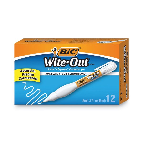 Wite-Out Shake  n Squeeze Correction Pen, 8 mL, White For Discount