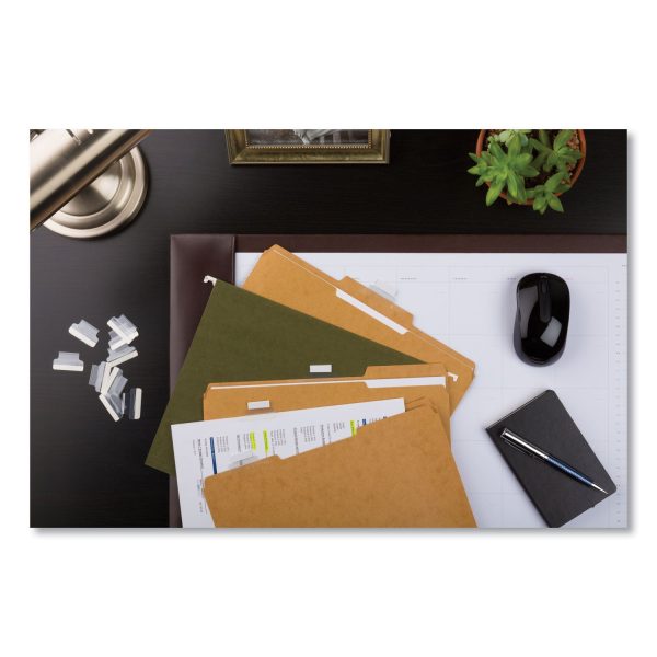 Insertable Index Tabs with Printable Inserts, 1 5-Cut, Clear, 1  Wide, 25 Pack Cheap - Image 4