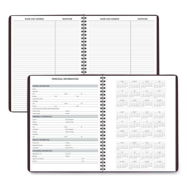 Weekly Appointment Book, 11 x 8.25, Winestone Cover, 13-Month (Jan to Jan): 2024 to 2025 Cheap - Image 3