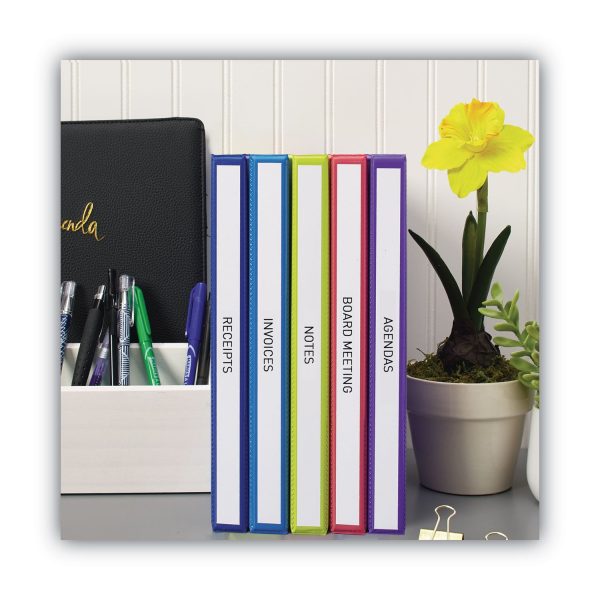 Binder Spine Inserts, 0.5  Spine Width, 16 Inserts Sheet, 5 Sheets Pack Online Sale - Image 5