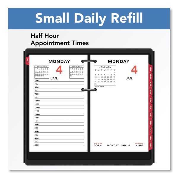 Two-Color Desk Calendar Refill, 3.5 x 6, White Sheets, 12-Month (Jan to Dec): 2024 Cheap - Image 3
