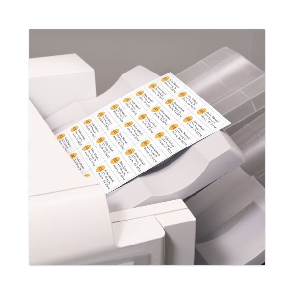 Copier Mailing Labels, Copiers, 1 x 2.81, White, 33 Sheet, 100 Sheets Box For Discount - Image 3