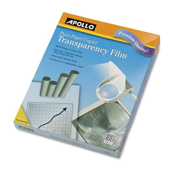 Plain Paper Laser Transparency Film with Handling Strip, 8.5 x 11, Black on Clear, 100 Box Sale - Image 2