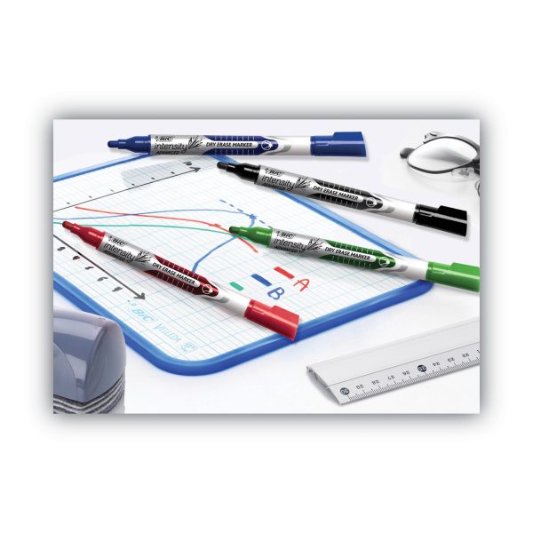 Intensity Advanced Dry Erase Marker, Pocket-Style, Medium Bullet Tip, Assorted Colors, Dozen Discount - Image 5